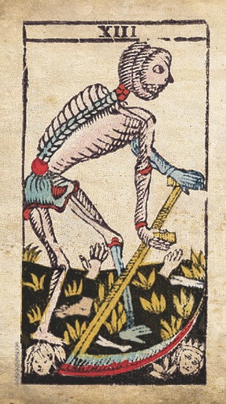 Death ในสำรับ Tarot de Marseille