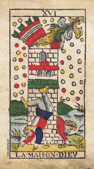 The Tower ในสำรับ Tarot de Marseille