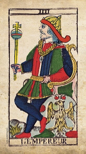 The Emperor ในสำรับ Tarot de Marseille