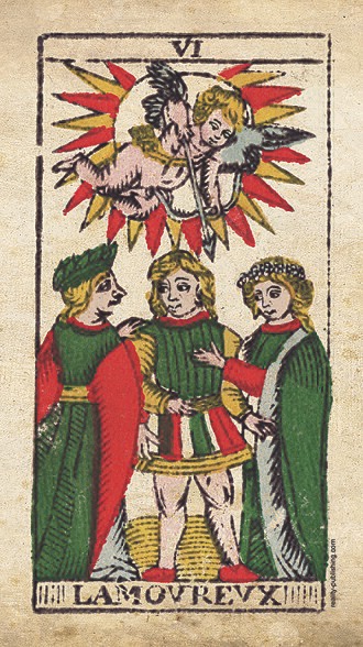 The Lovers ในสำรับ Tarot de Marseille