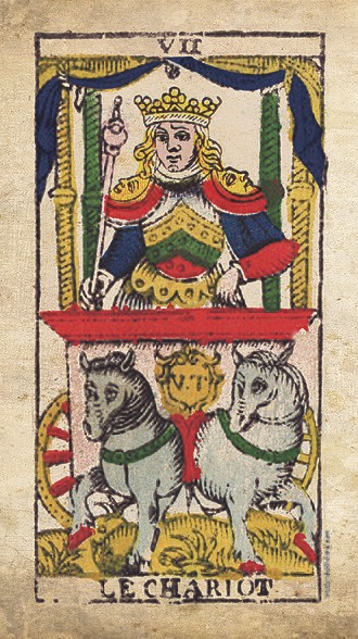 The Chariot ในสำรับ Tarot de Marseille