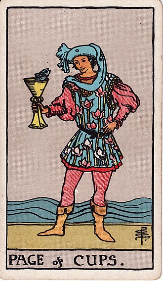 ไพ่ Page of Cups