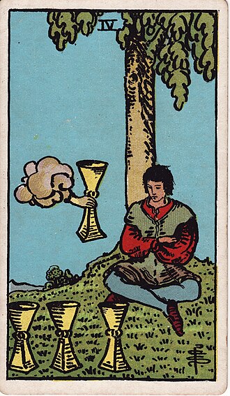 ไพ่ Four of Cups