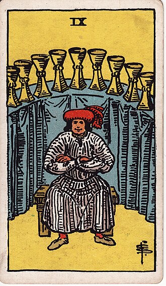 ไพ่ Nine of Cups