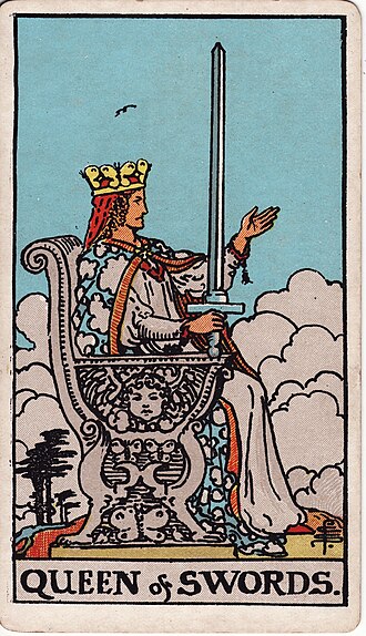 ไพ่ Queen of Swords