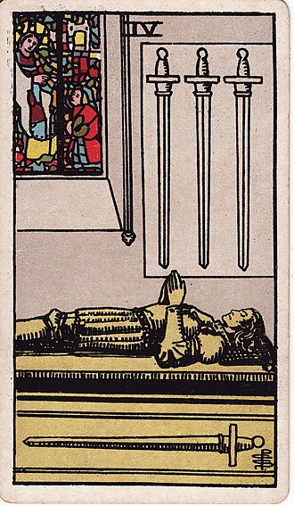 ไพ่ Four of Swords