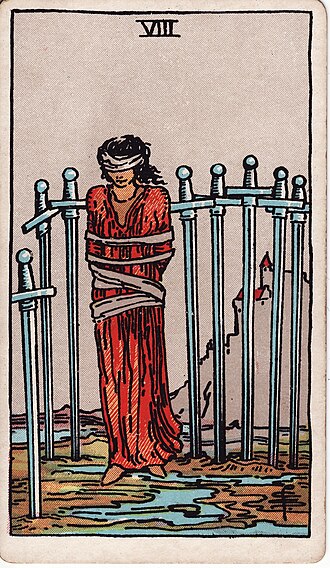 ไพ่ Eight of Swords
