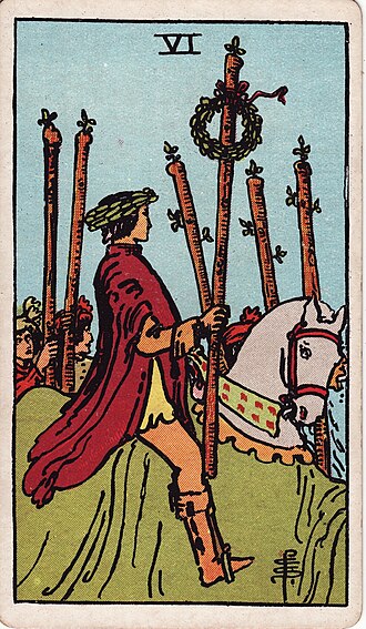 ไพ่ Six of Wands